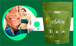 Golden Fitcaps, é um poderoso detox com a tecnologia Time-Release que diminui a retenção dos líquidos e o inchaço do seu corpo.